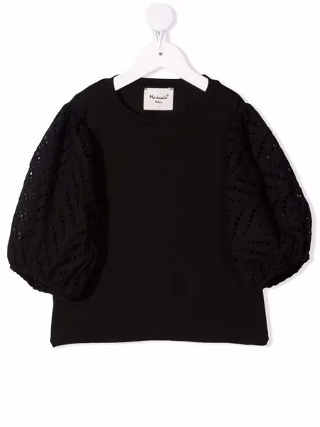 Mariuccia Milano Kids блузка с объемными рукавами