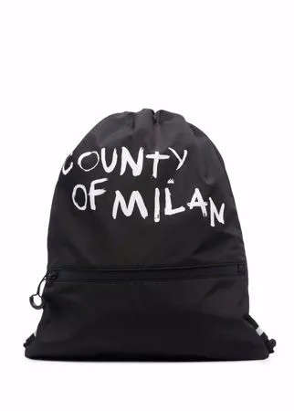 Marcelo Burlon County of Milan рюкзак с кулиской и логотипом