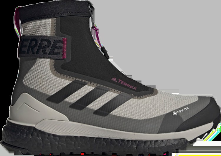 Ботинки Adidas Wmns Terrex Free Hiker Cold.Rdy 'Metal Grey Black', серый