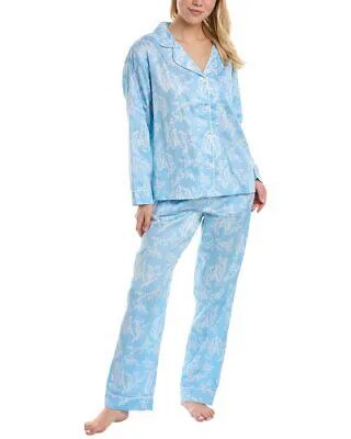 Пижамы с изголовьем, 2 шт. Пижамный комплект, женский, синий, S