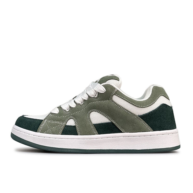 Кроссовки LuzaoT SUPER DRAG Skateboarding Shoes Unisex Low-top Jasper, темно-зеленый