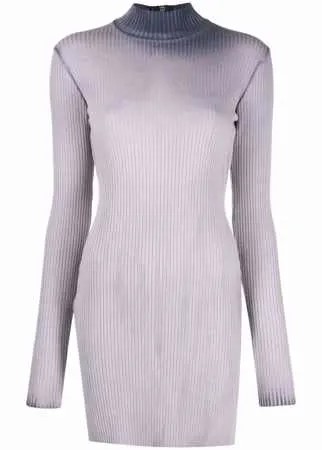 Cotton Citizen платье с длинными рукавами и эффектом деграде