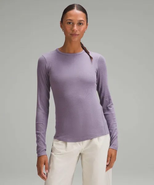 Рубашка с длинным рукавом Hold Tight Lululemon, фиолетовый
