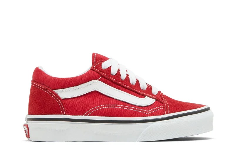 Кроссовки Old Skool Kids Vans, красный