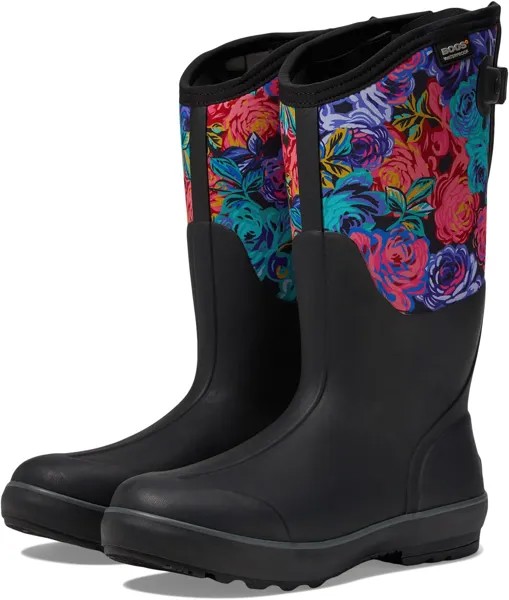 Резиновые сапоги Crandall II Tall Adjustable Calf Rose Garden Bogs, цвет Black Multi