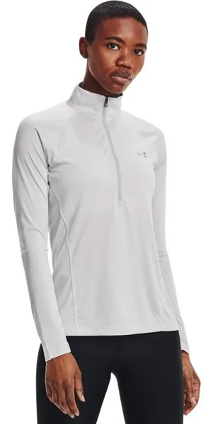 Лонгслив Under Armour UA Tech Twist mit ½ Zip, серый