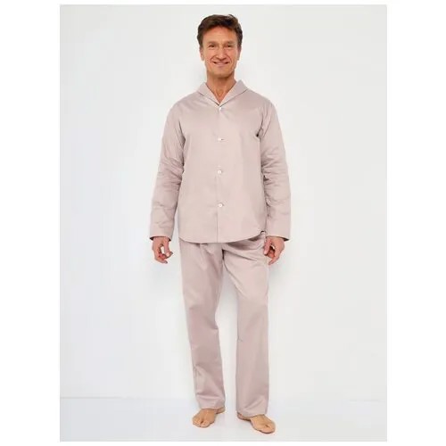Пижама  Малиновые сны, размер 54, бежевый