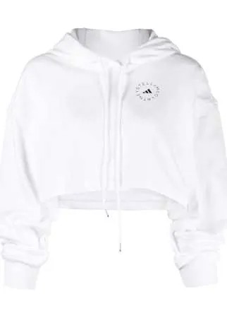 Adidas by Stella McCartney укороченное худи с логотипом