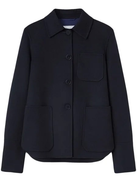 Jil Sander кашемировая куртка-рубашка, синий