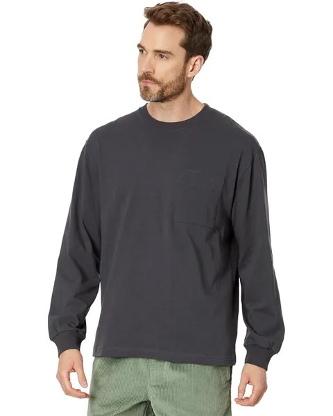 Футболка Madewell Relaxed Long-Sleeve, цвет Coal