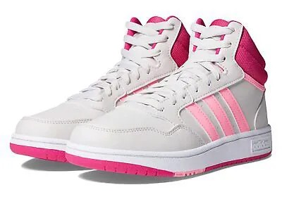 Кроссовки и кроссовки для девочек adidas Kids Hoops Mid (Little Kid/Big Kid)