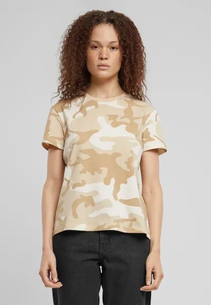 Футболки с принтом REGULAR Urban Classics, цвет Simplesandcamo
