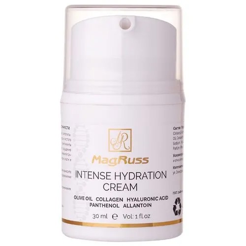 Magruss Intense Hydration Cream Увлажняющий крем для упругости и эластичности, 30 мл