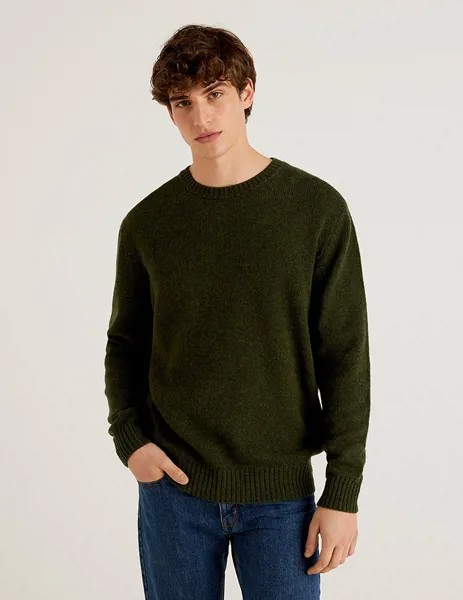 Джемпер мужской United Colors of Benetton 21A_103MK1N24 зеленый L