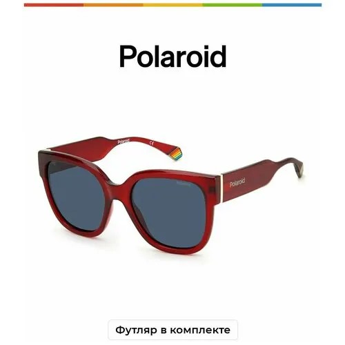 Солнцезащитные очки Polaroid Polaroid PLD 6167/S C9A C3 PLD 6167/S C9A C3, красный