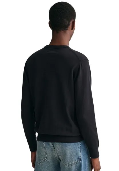 Свитер Classic C Neck Plus Size GANT, черный