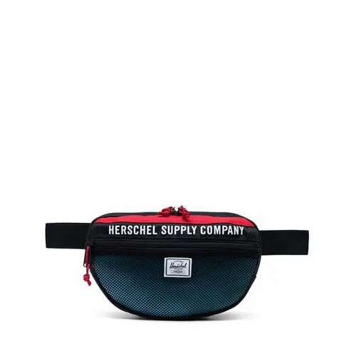 Сумка поясная Herschel, красный, голубой