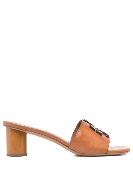 Tory Burch мюли Ines 55, коричневый
