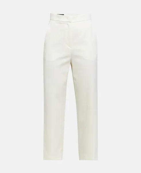 Шерстяные брюки Escada, цвет Wool White