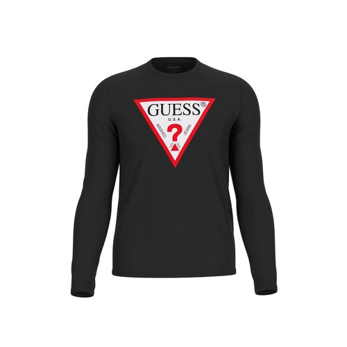 Лонгслив GUESS, размер XL, , черный