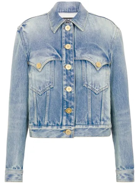 Куртка Balmain Vintage denim, синий