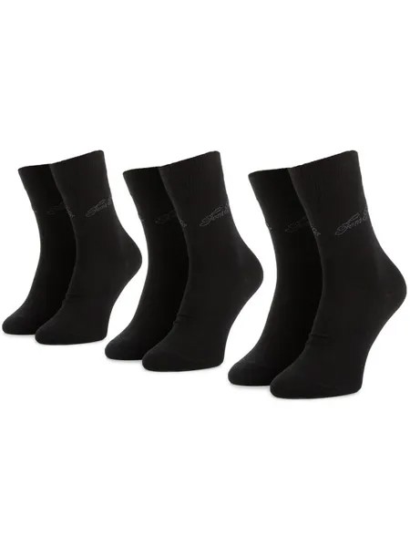 Комплект из 3 высоких женских носков Tom Tailor, черный