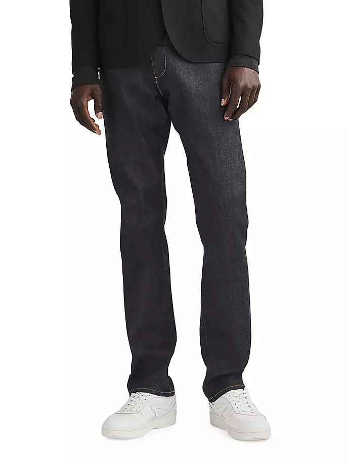 Оригинальные эластичные джинсы с пятью карманами Fit 4 Rag & Bone, цвет raw
