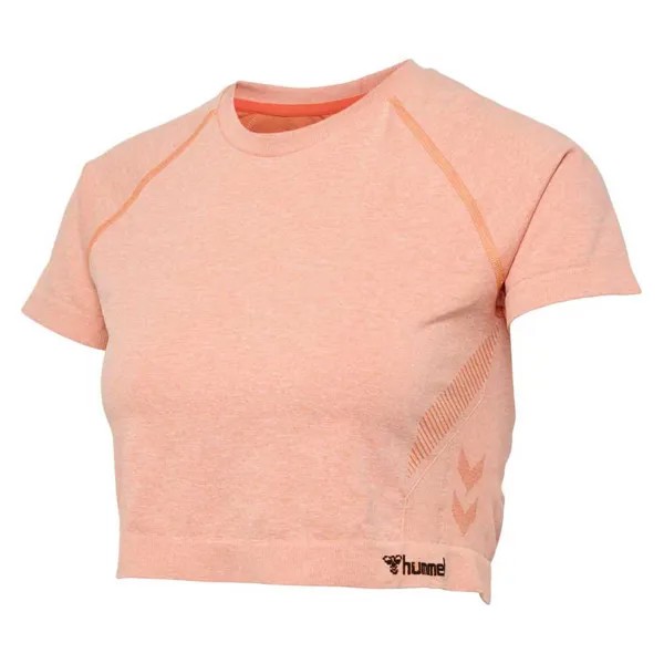 Спортивная футболка Hummel Cropped Seamless, оранжевый