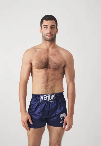 Спортивные шорты Classic Muay Thai Short Venum, цвет navy blue/white