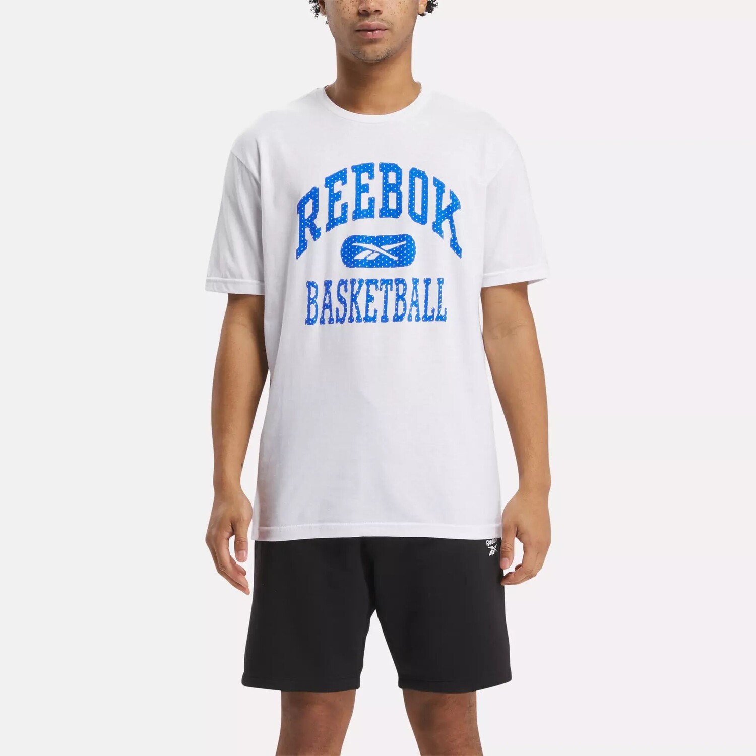 Сетчатая футболка Reebok, белый