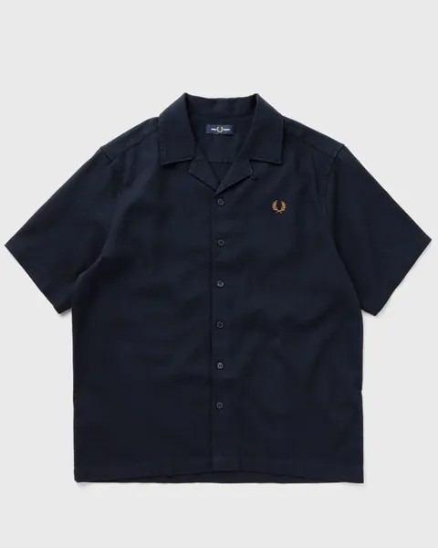 Рубашка Fred Perry Pique Texture Revere Collar Sh, цвет 608 navy