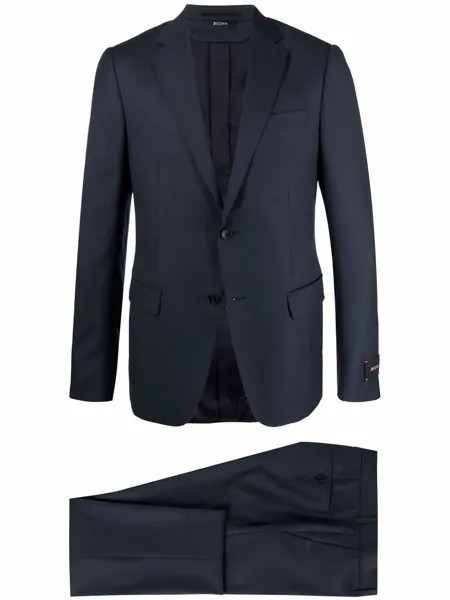 Z Zegna шерстяной костюм с однобортным пиджаком
