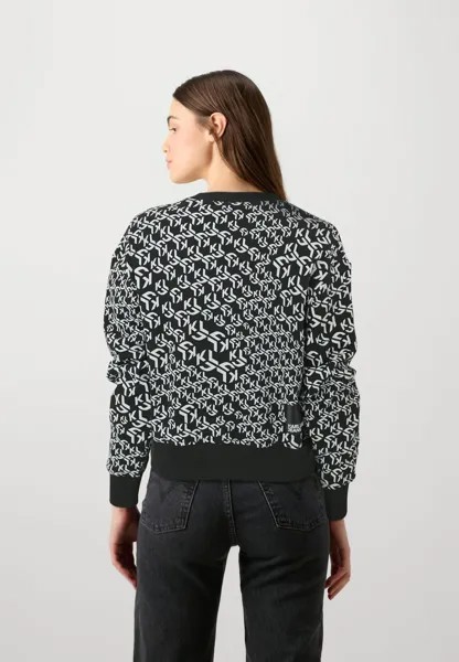 Спортивный свитер REGULAR MONOGRAM Karl Lagerfeld, черный