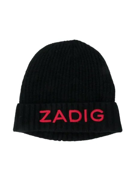 Zadig & Voltaire Kids шапка бини с логотипом