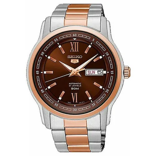 Наручные часы SEIKO, коричневый