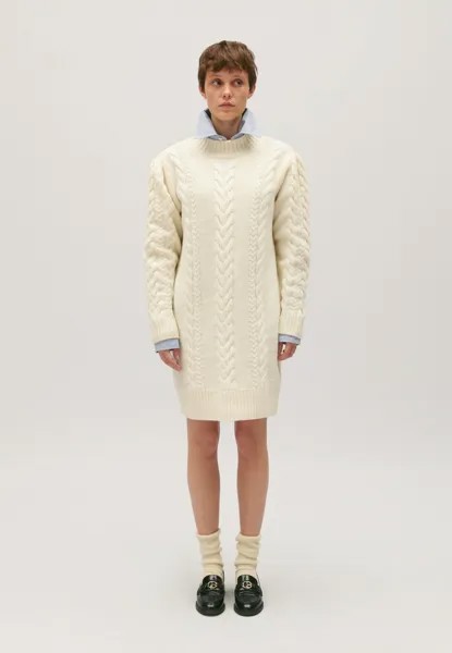 Трикотажное платье Mansoura Claudie Pierlot, цвет ecru