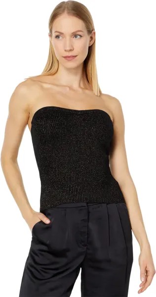 Топ AllSaints Loleatta Tops, цвет Black/Gold