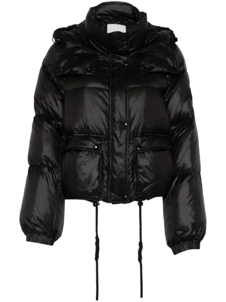 ERMANNO FIRENZE куртка с вышитым логотипом, черный
