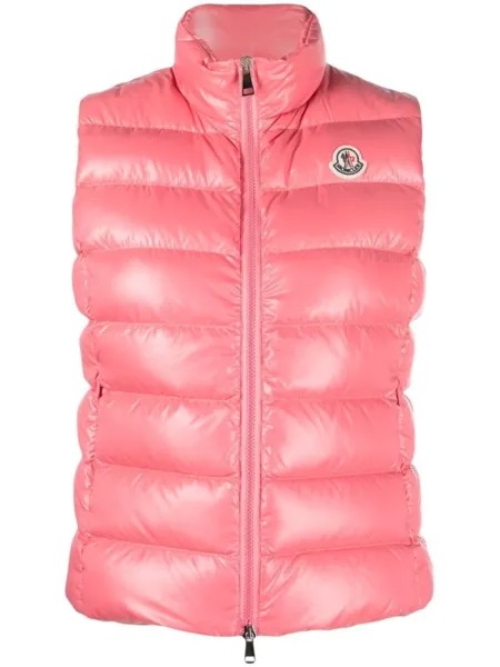 Дутый жилет Ghany Moncler, розовый