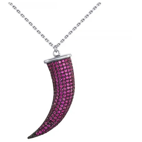 Колье из серебра 925 пробы с фианитами HPP0878_KL_002_WG ELEMENT47, длина 45 см.