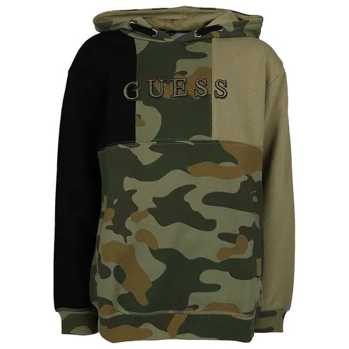 Худи GUESS, размер 116, зеленый
