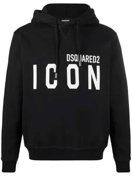 Dsquared2 худи с принтом Icon, черный