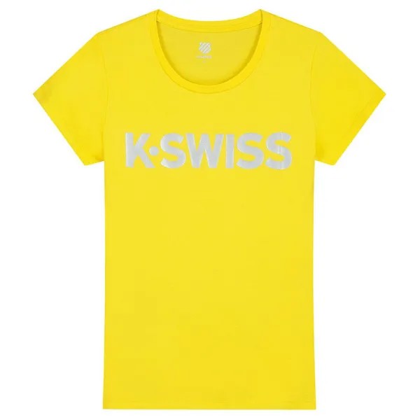 Футболка K-Swiss Hypercourt Logo, желтый