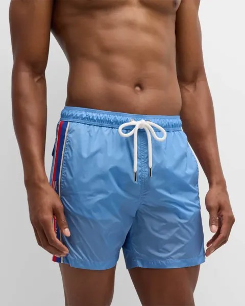 Мужские шорты для плавания в стиле ретро с тесьмой Moncler