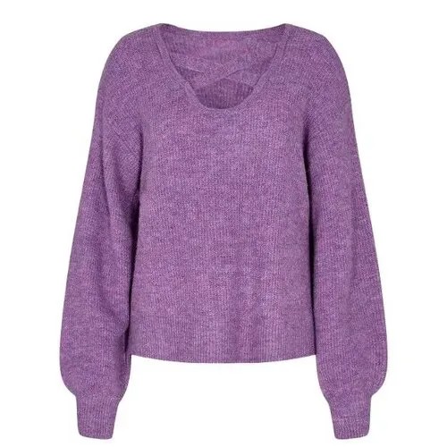 Пуловер NUMPH, размер S, фиолетовый