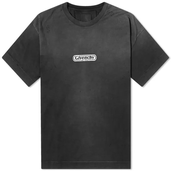 Футболка с логотипом Givenchy Flames, черный