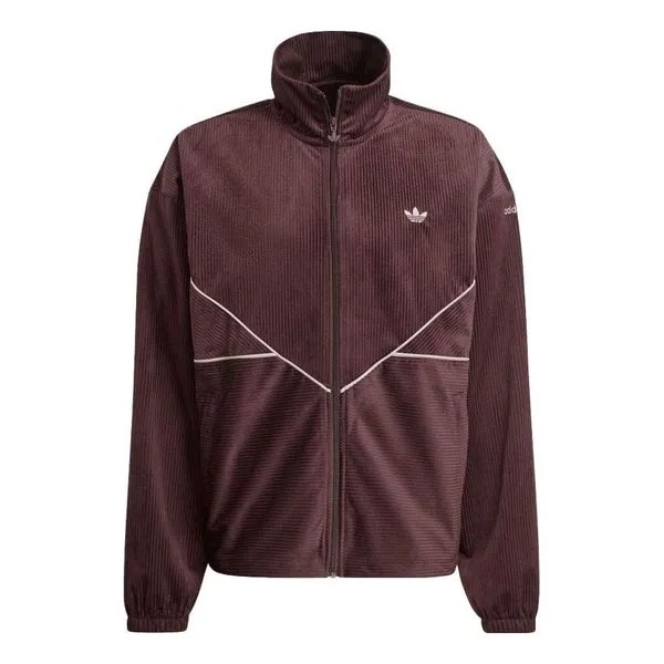 Куртка оригиналы adicolor сезонная вельветовая спортивная куртка Adidas, коричневый