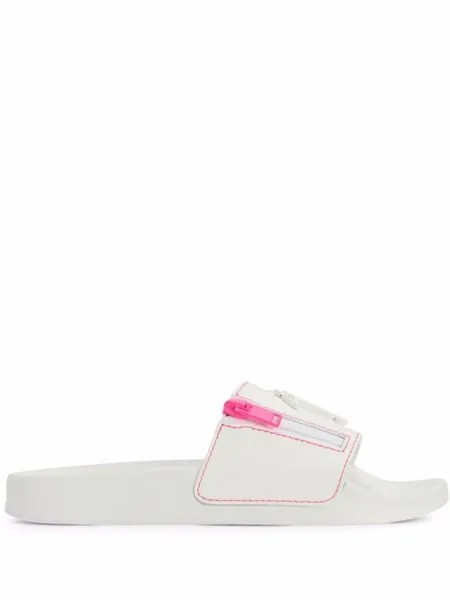 Giuseppe Zanotti шлепанцы Brett, белый