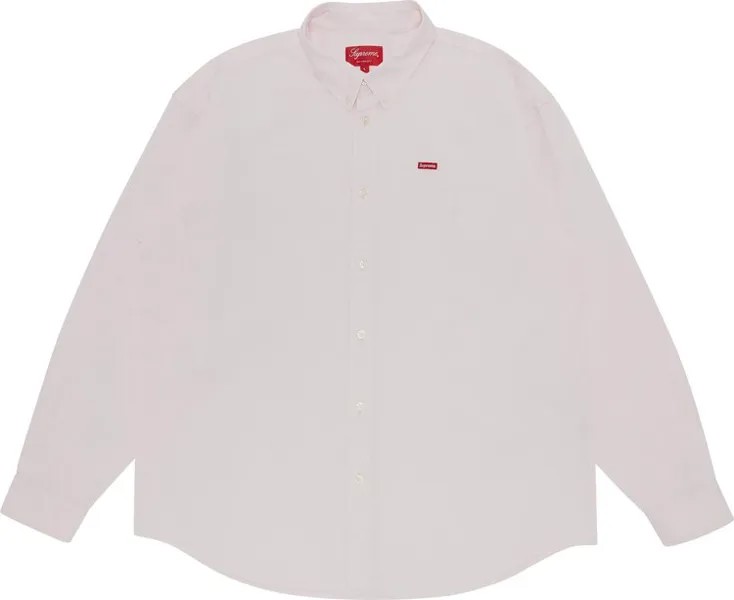 Рубашка Supreme Small Box Shirt 'Pale Pink', розовый