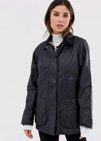 Вощеная куртка Barbour-Темно-синий